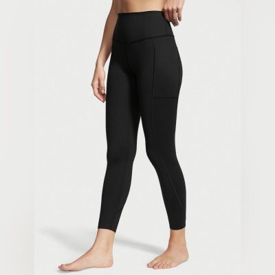 NWT Brand New Victoria's Secret Sport Knockout Black High-Rise Leggings Sz M